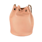 Chanel Shoulder Bag Deauville Studded Logo Gold Crossbody Pink — view 2