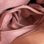 Chanel Shoulder Bag Deauville Studded Logo Gold Crossbody Pink — view 6