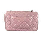 Chanel Shoulder Bag Quilted 20 Single Flap Chain Crossbody CC Logo Lambskin — view 2