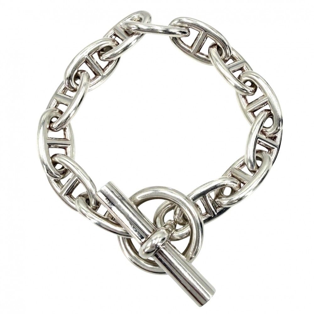 Hermes Bracelet Chaine D'ancre GM 13 Pieces 925 Sterling Silver