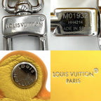 Louis Vuitton Key Holder Charm LV Crab Pouch Case Monogram Canvas Yellow Silver — view 5