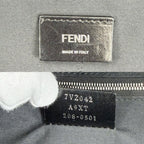 Fendi Zucca Backpack Nylon Leather Brown Black Silver — view 5