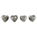 Chanel Brooch CC Logo National Flag Vintage Heart White Blue 3.7 — view 2