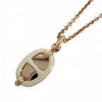 Hermes Necklace Mini Star Maillon PM Chaine D'ancre Pendant Gold White