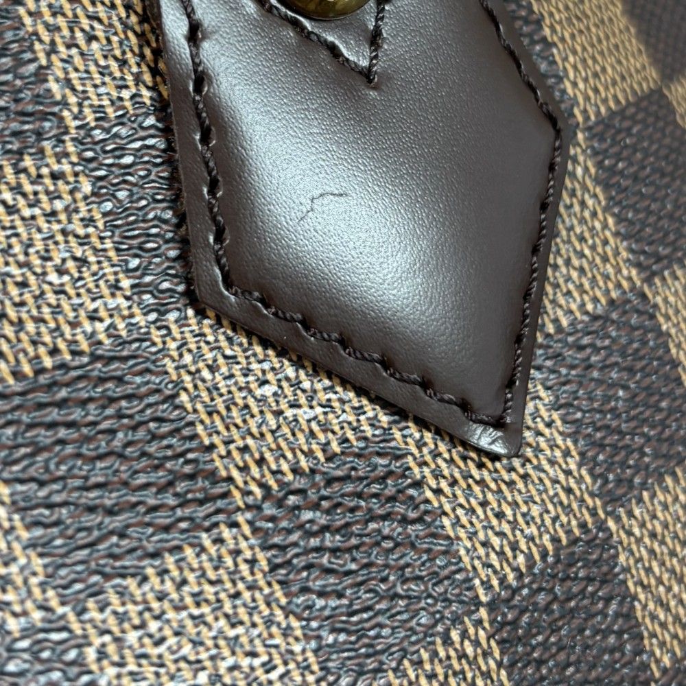 Louis Vuitton Tote Shoulder Damier Saleya PM Handbag Brown Gold — view 8