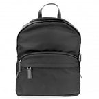 Prada Backpack Triangle Logo Nylon Black Silver