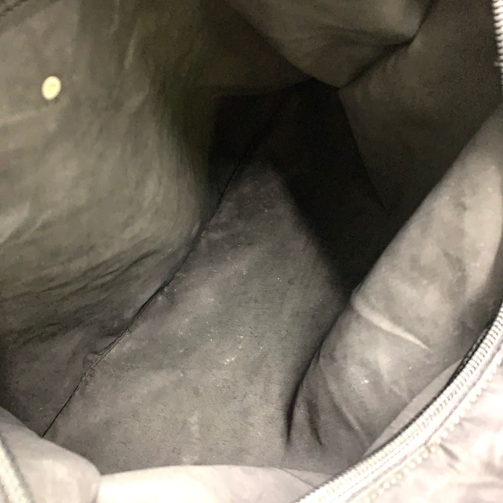 Prada New Nylon Black Shoulder Bag Silver — view 3