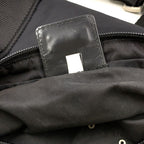 Prada New Nylon Black Shoulder Bag Silver — view 7