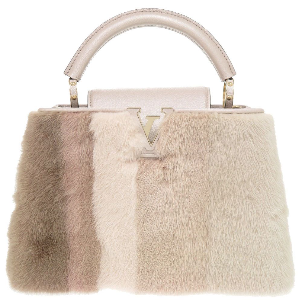 Louis Vuitton Capucines BB Mink Chien Pink Handbag