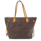 Louis Vuitton Neverfull MM Monogram Tote Brown