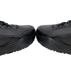 Fendi Sneakers Flow Top 6 Sizes Calf Leather FF Motif Logo Black Gray — view 7