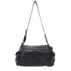 Bottega Veneta Intrecciato Leather Boston Shoulder Bag Black