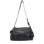 Bottega Veneta Intrecciato Leather Boston Shoulder Bag Black — view 2