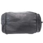 Bottega Veneta Intrecciato Leather Boston Shoulder Bag Black — view 4