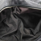 Bottega Veneta Intrecciato Leather Boston Shoulder Bag Black — view 8