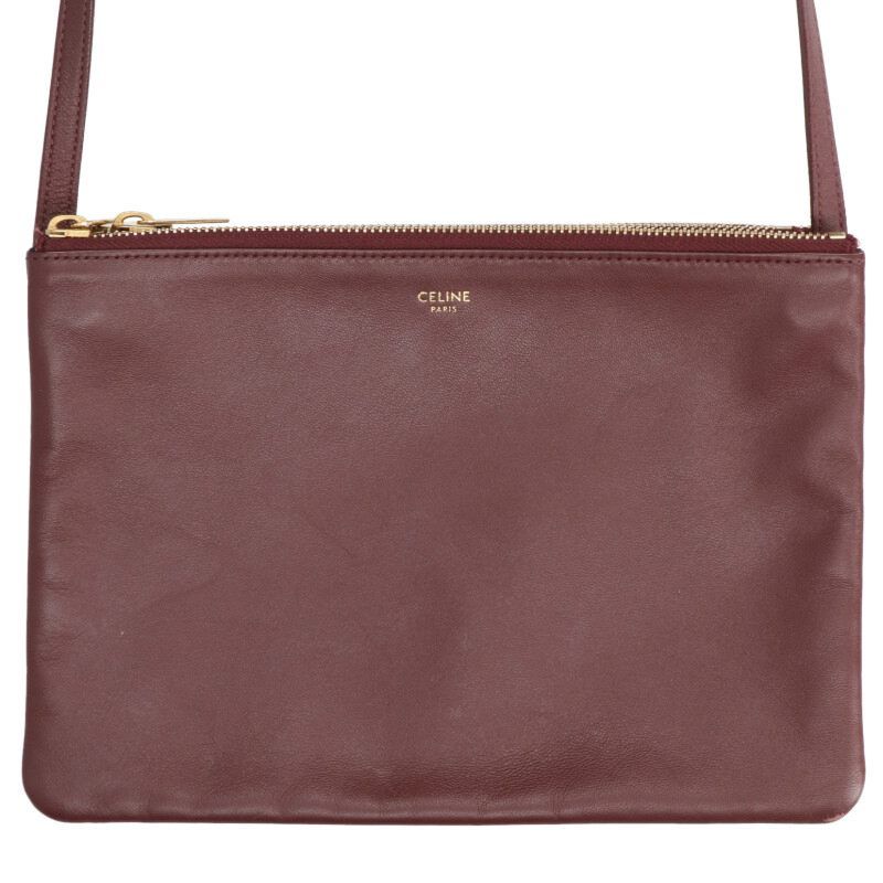 Celine Triola Ge Leather Shoulder
