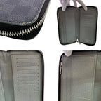 Louis Vuitton Zip Around Organizer Zippy Wallet Vertical Damier Graphite — view 6