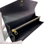 Louis Vuitton Flap Bifold Wallet Portefeuille Sarah Monogram Empreinte — view 5