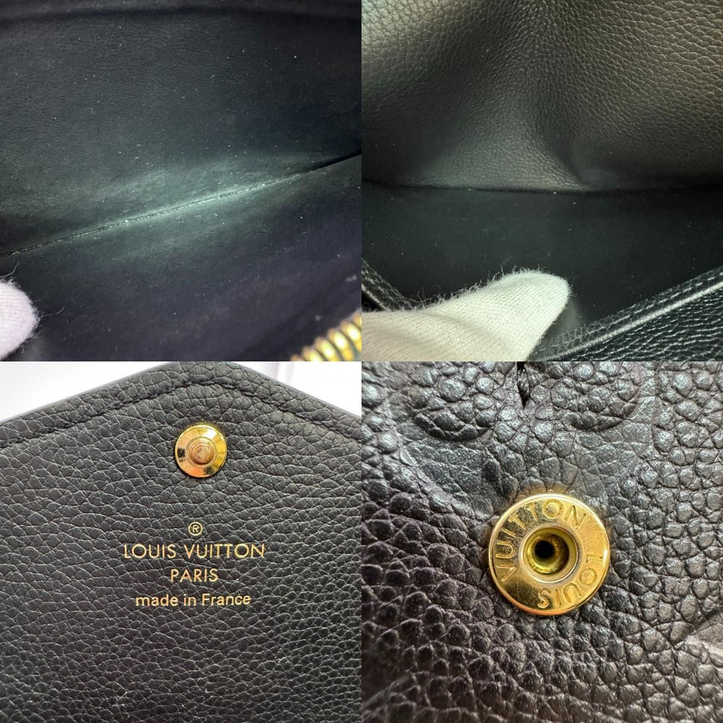 Louis Vuitton Flap Bifold Wallet Portefeuille Sarah Monogram Empreinte — view 8