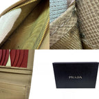 Prada Saffiano Wallet Beige — view 8