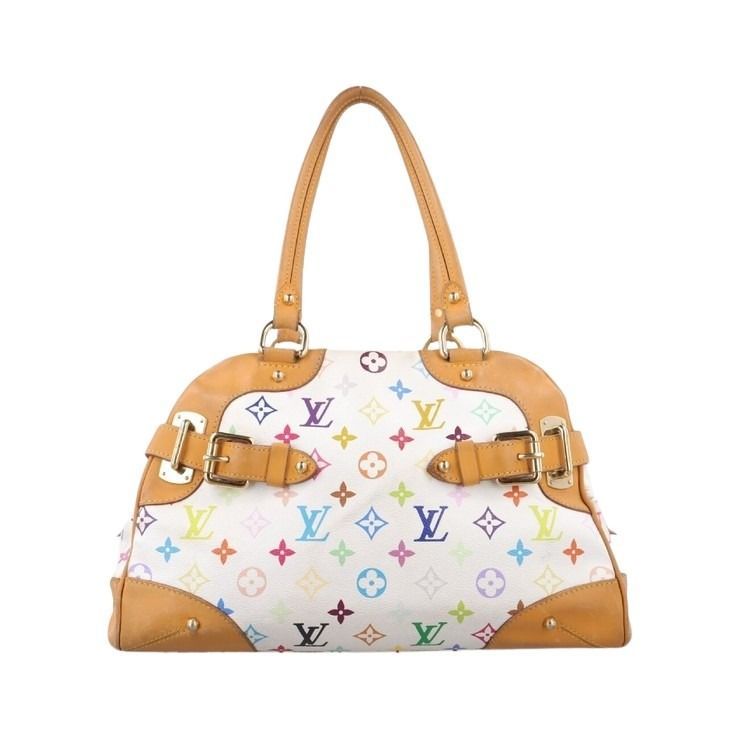 Louis Vuitton Handbag Claudia Blanc Monogram Multicolor Gold
