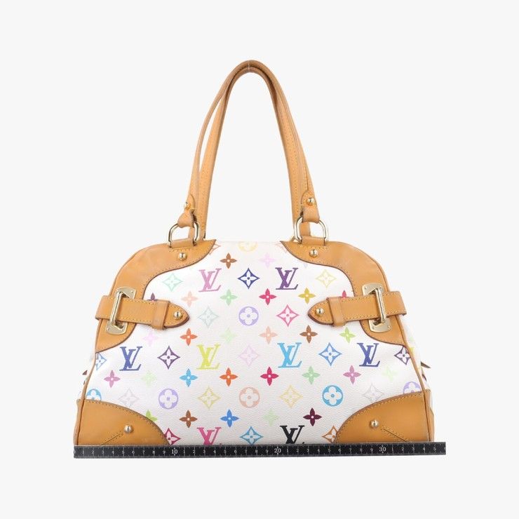 Louis Vuitton Handbag Claudia Blanc Monogram Multicolor Gold — view 2