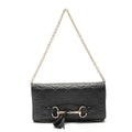 Gucci Shoulder Bag Guccissima Horsebit Chain Wallet