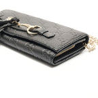 Gucci Shoulder Bag Guccissima Horsebit Chain Wallet — view 6