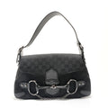Gucci Shoulder Bag Horsebit GG Canvas