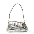 Gucci Shoulder Bag Horsebit Chain 2-Way Leather
