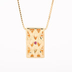 Celine Necklace Diamond Gold — view 3