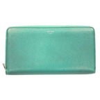 Celine Leather Wallet Green