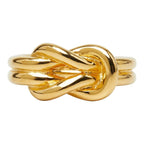 Hermes Head Scarf Ring Gold Plated — view 3
