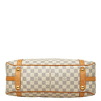 Louis Vuitton Damier Azur Strethe PM Tote Shoulder Bag White Leather — view 3