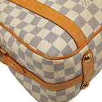 Louis Vuitton Damier Azur Strethe PM Tote Shoulder Bag White Leather — view 6