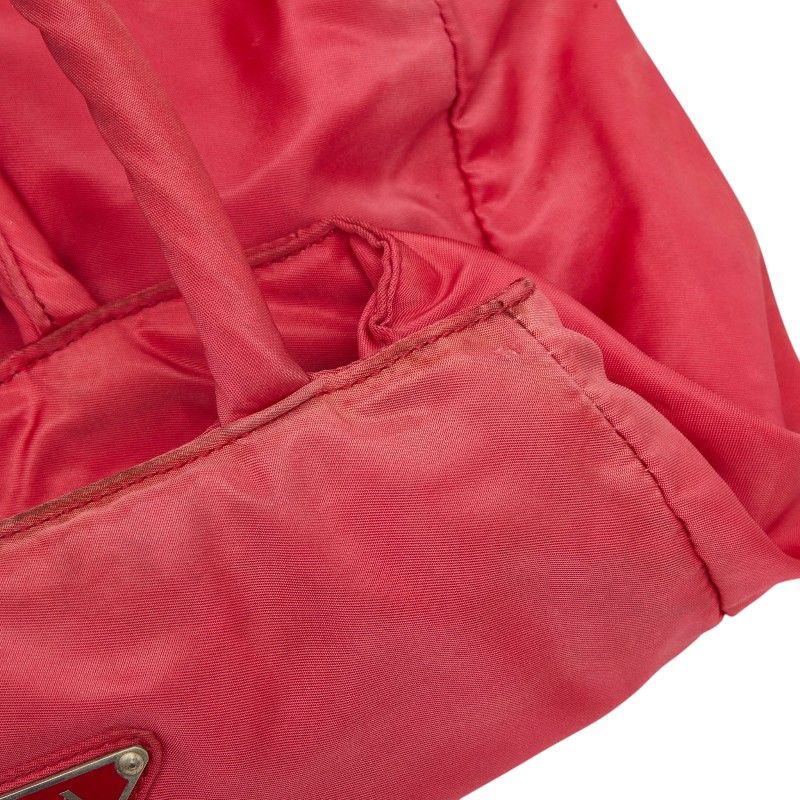 Prada Handbag Pink Nylon — view 8