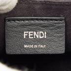Fendi Canai Mini Chain Shoulder Bag 2-Way Black Brown Leather — view 9