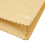 Louis Vuitton Epi la Depth Crossbody Shoulder Bag Vanille Yellow Leather — view 6