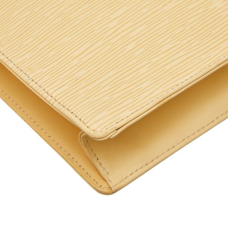 Louis Vuitton Epi la Depth Crossbody Shoulder Bag Vanille Yellow Leather — view 7
