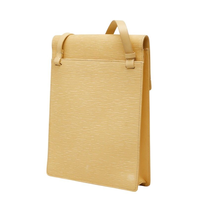 Louis Vuitton Epi la Depth Crossbody Shoulder Bag Vanille Yellow Leather — view 2