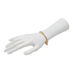 Dior CD Logo Bracelet Gold Plated Rhinestone — view 8