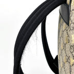 Gucci GG Pattern Backpack Bee Print Supreme Beige Black — view 9