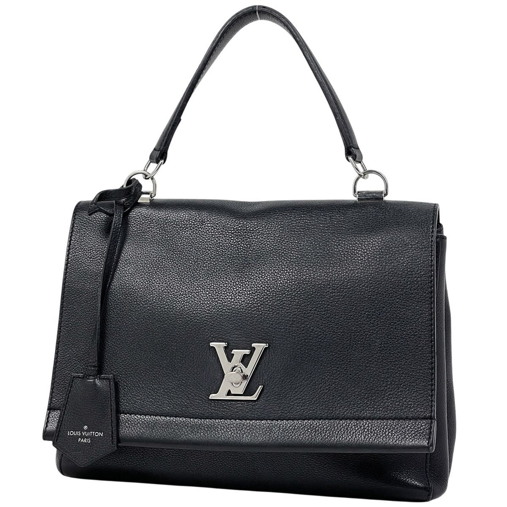 Louis Vuitton Lockme Cartable 2-Way Handbag Leather Noir