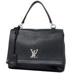 Louis Vuitton Lockme Cartable 2-Way Handbag Leather Noir