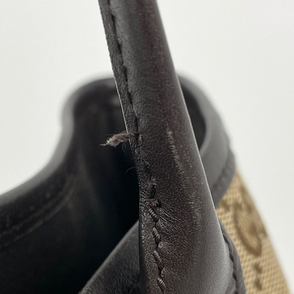Gucci New Brit Tote GG Pattern Canvas Brown — view 6