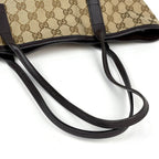 Gucci New Brit Tote GG Pattern Canvas Brown — view 9