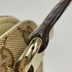 Gucci GG Pattern Tote Canvas Beige Ivory — view 6