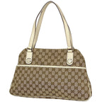 Gucci GG Pattern Tote Canvas Beige Ivory