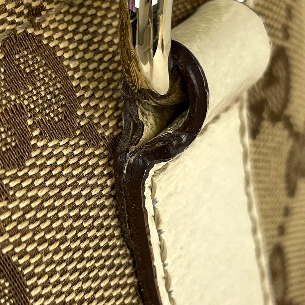 Gucci GG Pattern Tote Canvas Beige Ivory — view 5