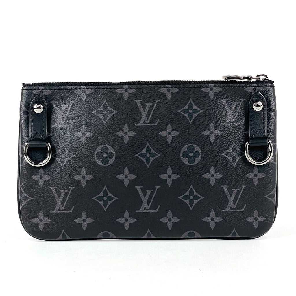 Louis Vuitton Trio Messenger Monogram Reverse Pouch Shoulder Bag Eclipse Noir — view 7